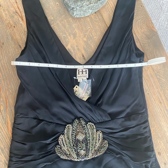 NWT-HH haute hippie Black Chiffon Dress - Picture 13 of 16